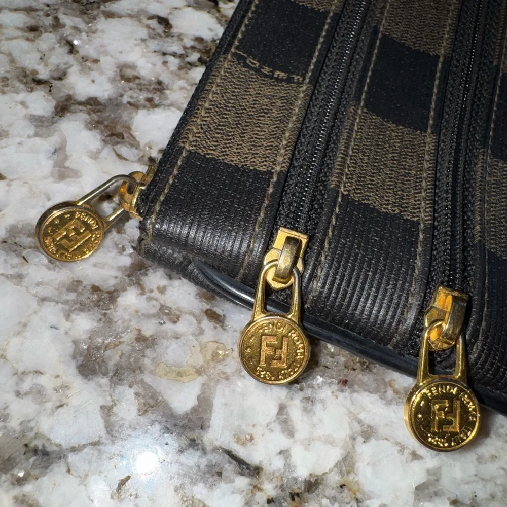Fendi Pequin Bag Clutch Pouch - Picture 9 of 12